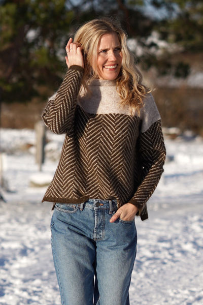 Alice - Cotton turtleneck jumper