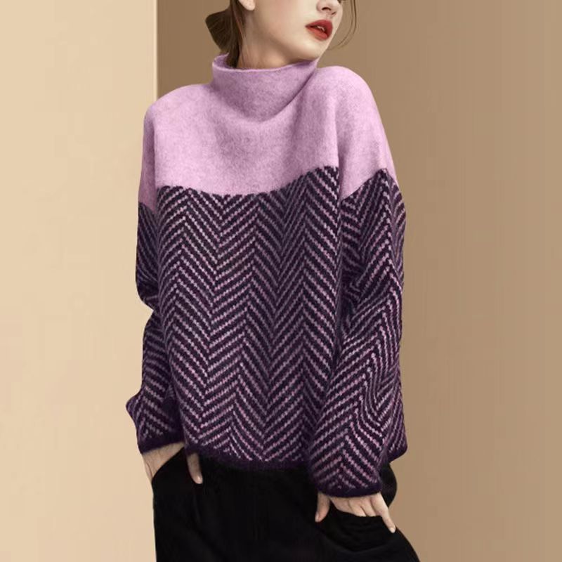 Alice - Cotton turtleneck jumper