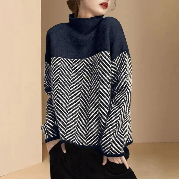 Alice - Cotton turtleneck jumper