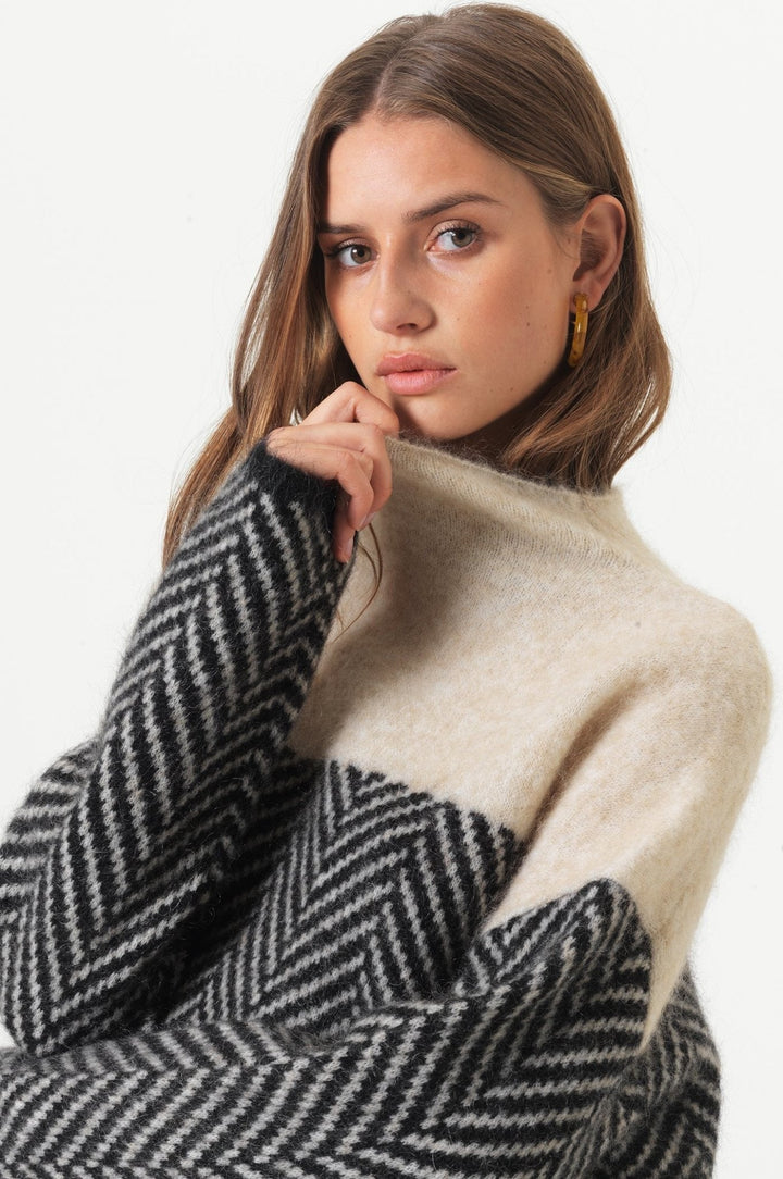 Alice - Cotton turtleneck jumper